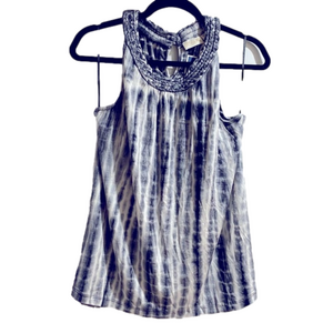 NWT Lucy & Laurel Tie-Dye Gray and white Tank Top size XL